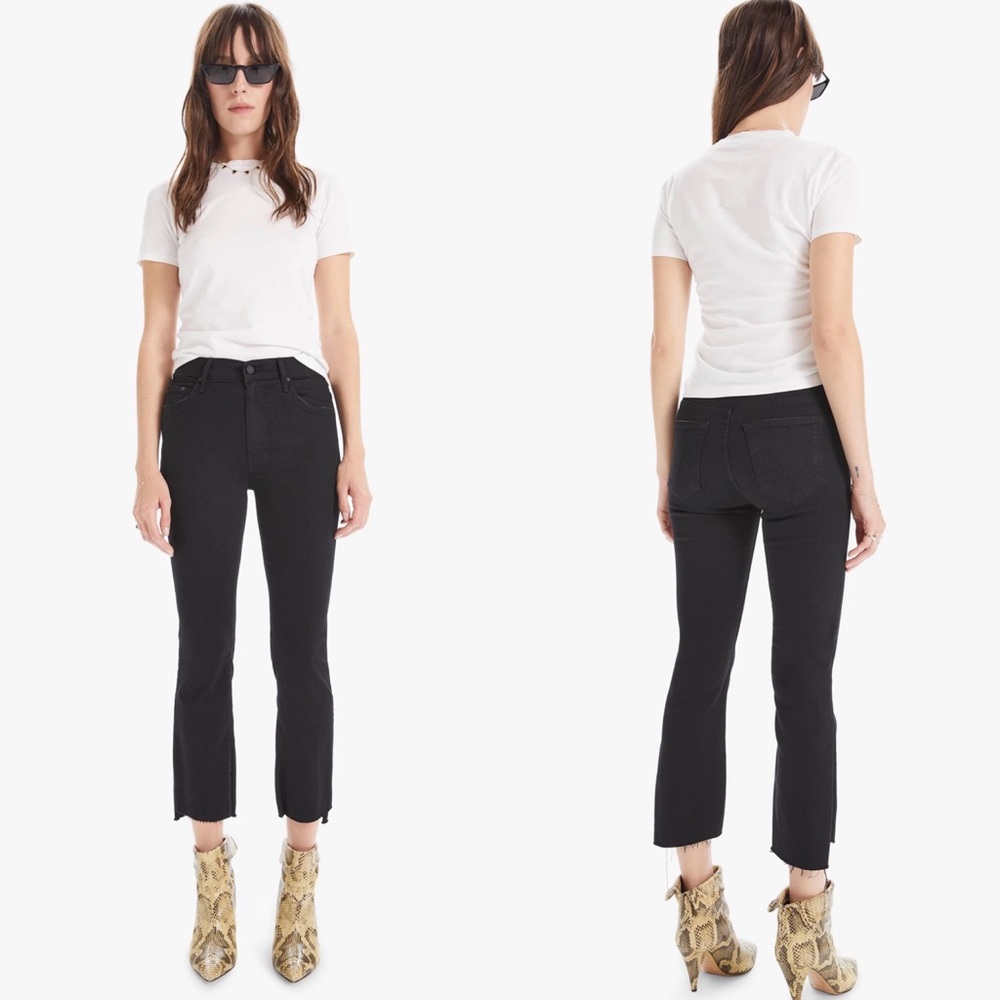 MOTHER The Insider Crop Step Fray In Not Guilty